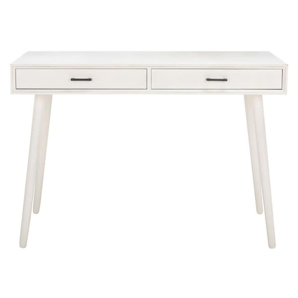 Safavieh O Dwyer 2 Drawer Desk, Distrssed White DSK5708A - main